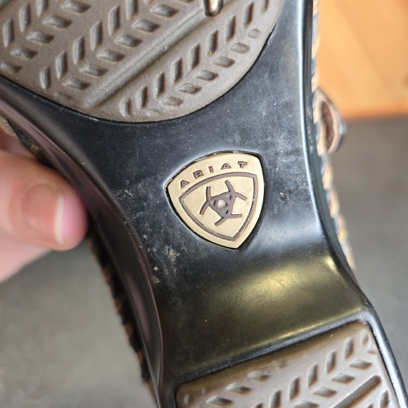 Ariat Women's Sandals Slip On Open Toe Slide Leather Stability Cushion Size 5.5M - Picture 6 of 9